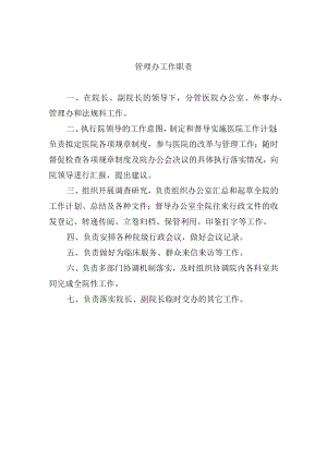 管理办工作职责.docx