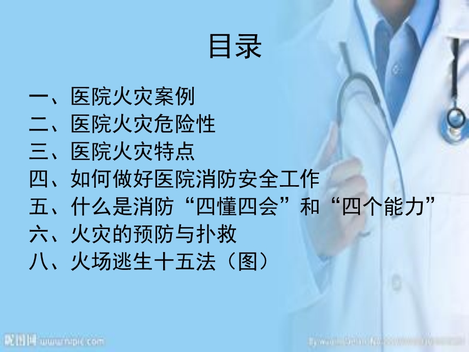 医院消防安全培训课件PPT文档.ppt_第1页