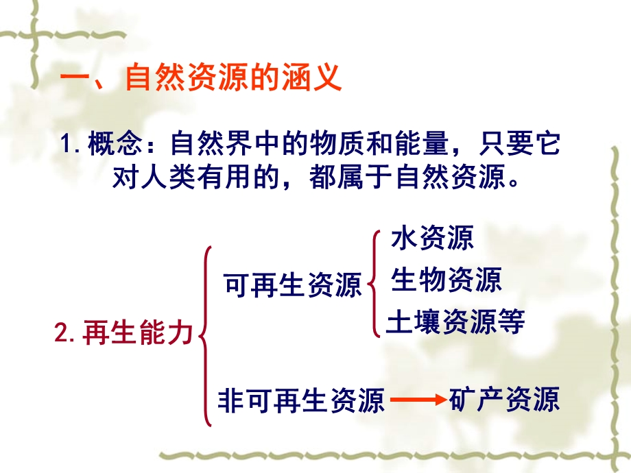 【地理】湘教版选修6第二章第一节自然资源与主要的资源问题课件.ppt_第2页