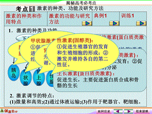 高考总复习高考生物第一轮复习之高考全程揭秘课件：313激素调节及其与神经调节的关系精选文档.ppt