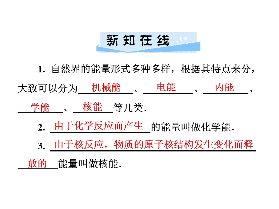 九年级物理沪科版下册课件：第二十章第一节　能量的转化与守恒(共30张PPT).ppt_第2页