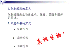 人教版教学课件第六章第一节细胞增殖共24张文档资料.ppt