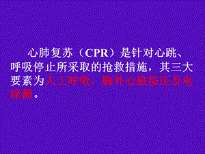 心肺复苏术培训文档资料.ppt