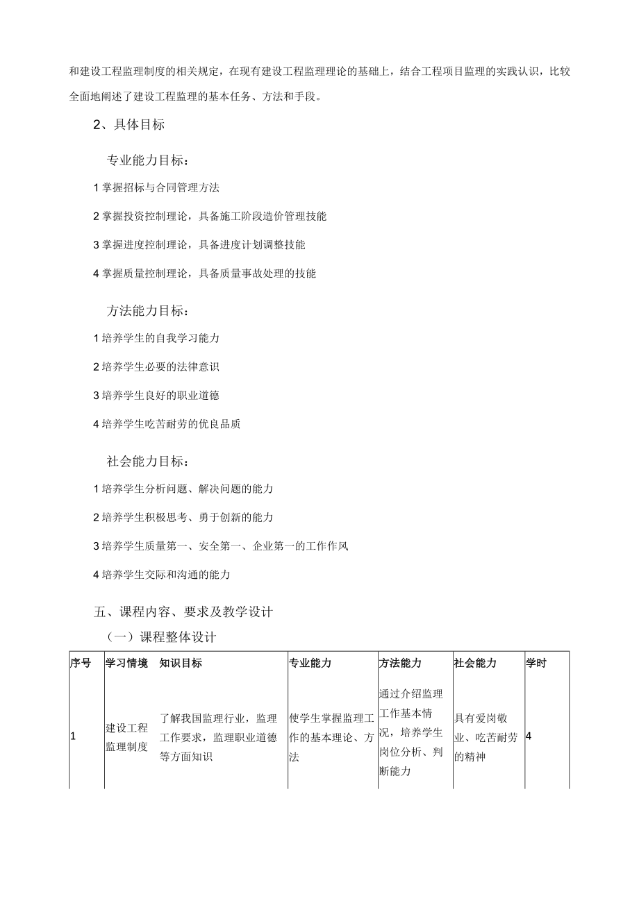 《水利工程监理》课程标准.docx_第2页