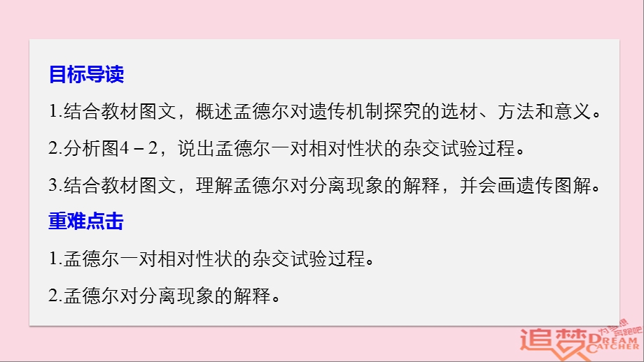 高中生物第章遗传信息的传递规律基因的分离规律(Ⅰ)课件.pptx_第1页