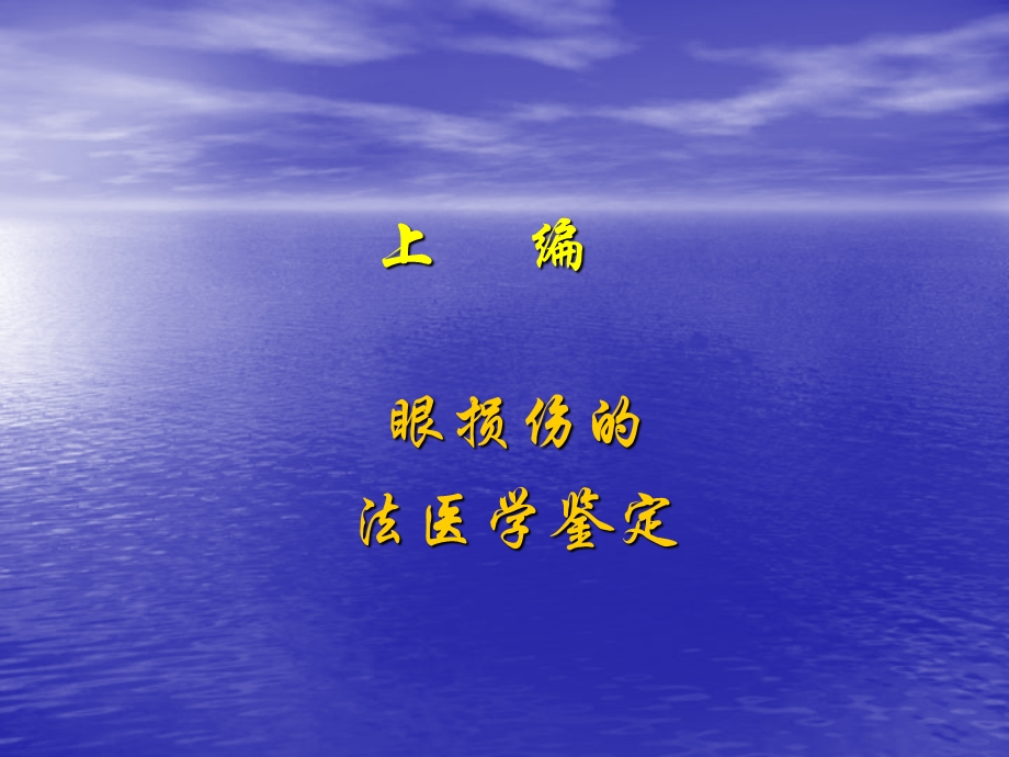 最新：眼损伤鉴定及实验室文档资料.ppt_第1页