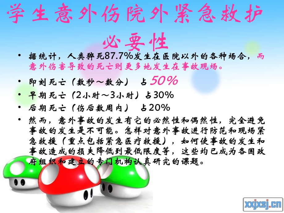 学生意外伤害紧急救护知识讲座92PPT课件.ppt_第3页