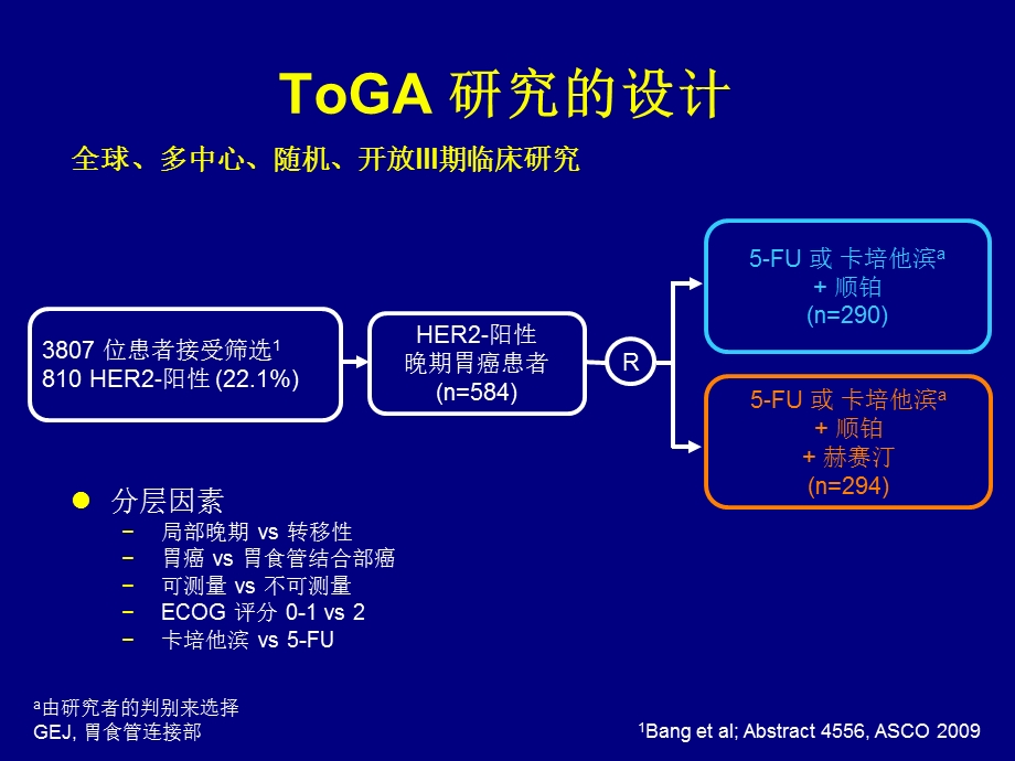 最新一项在HER2受体阳性晚期胃癌中采用标准化疗联合赫赛汀作为一线治疗方案III期临床研究PPT文档.ppt_第3页