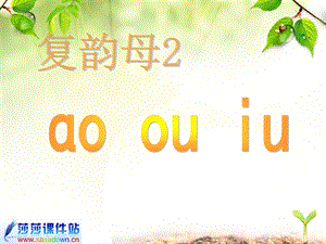 [一年级语文]11、ao ou iu.ppt