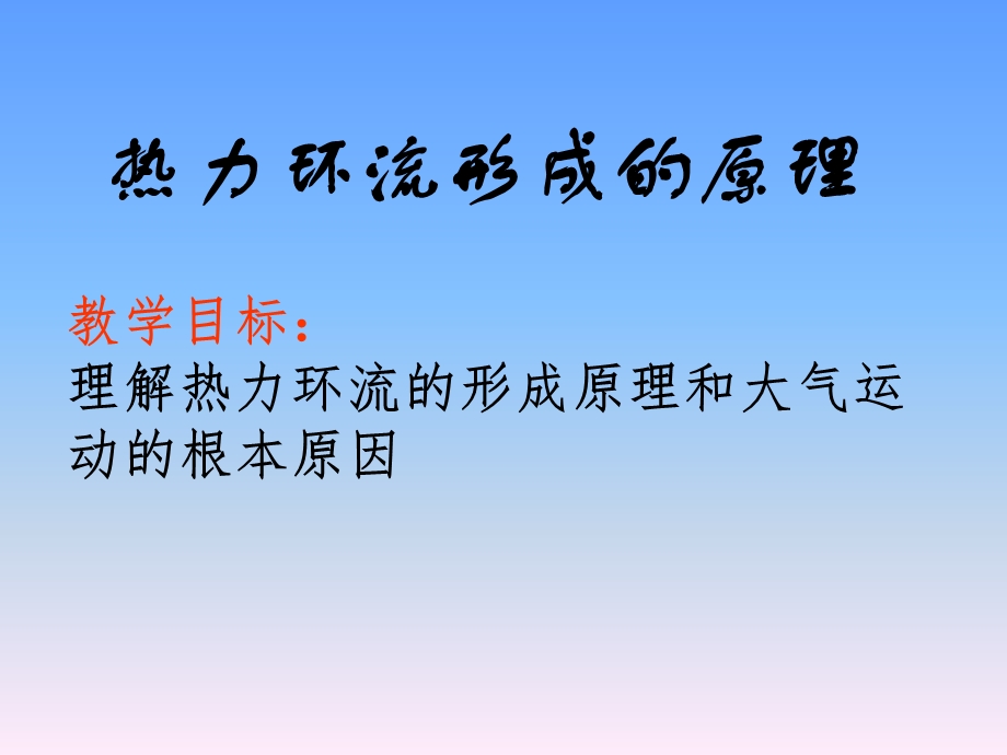 2.3 热力环流形成的原理和大气的水平运动共11张PPT.ppt_第2页