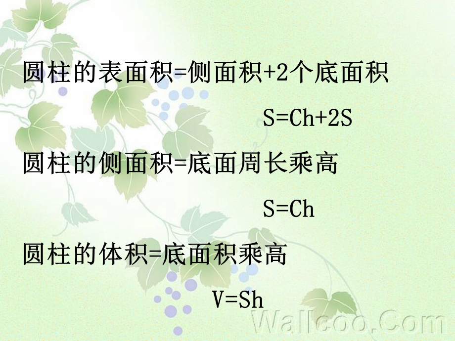 圆柱的表面积和体积的对比练习.ppt_第2页