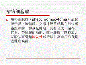 嗜铬细胞瘤的ct诊段文档资料.ppt