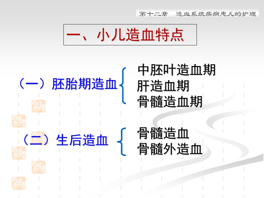 最新：第12章造血系统疾病患儿的护理文档资料.ppt_第3页