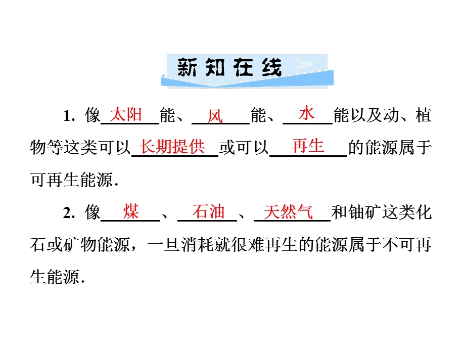 九年级物理沪科版下册课件：第二十章第二节　能源的开发和利用(共36张PPT).ppt_第2页