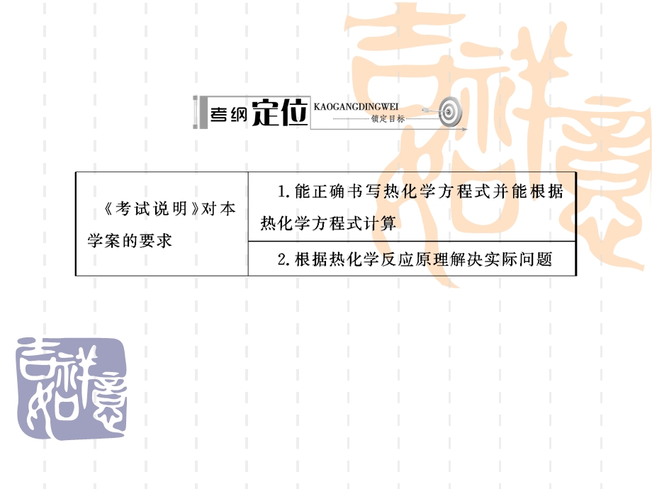 名师伴你行系列高考化学人教一轮复习配套学案部分：热化学基础34张ppt.ppt_第2页