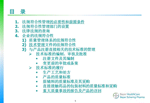 王丽丽拜耳医药保健有限公司法规符合.ppt