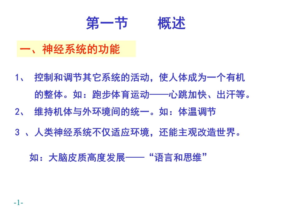 最新21神经系统概述、脊髓结构PPT文档.ppt_第1页