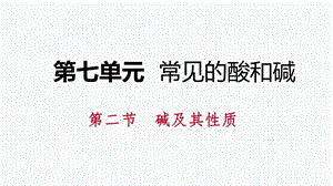 鲁教版九年级化学全册同步导学课件：7.2.1　常见的碱(共15张PPT).pptx