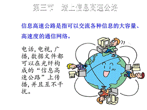 九年级物理沪科版下册课件：第十九章 第三节踏上信息高速公路 (共17张PPT).ppt