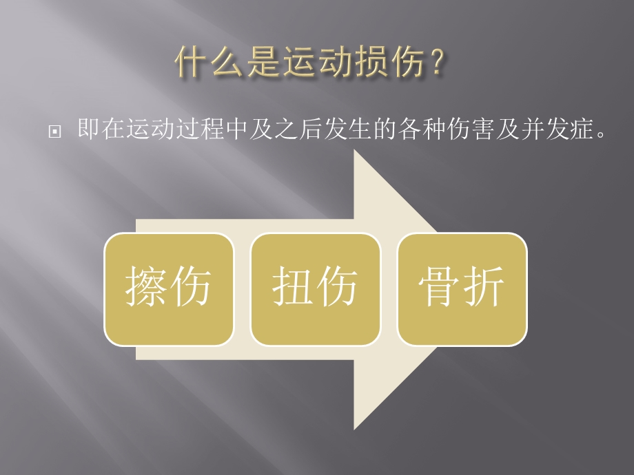 常见运动损伤的预防和紧急处理PPT文档资料.pptx_第1页