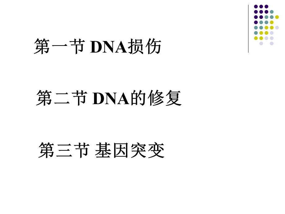 第五章DNA的损伤修复与基因突变文档资料.ppt_第1页