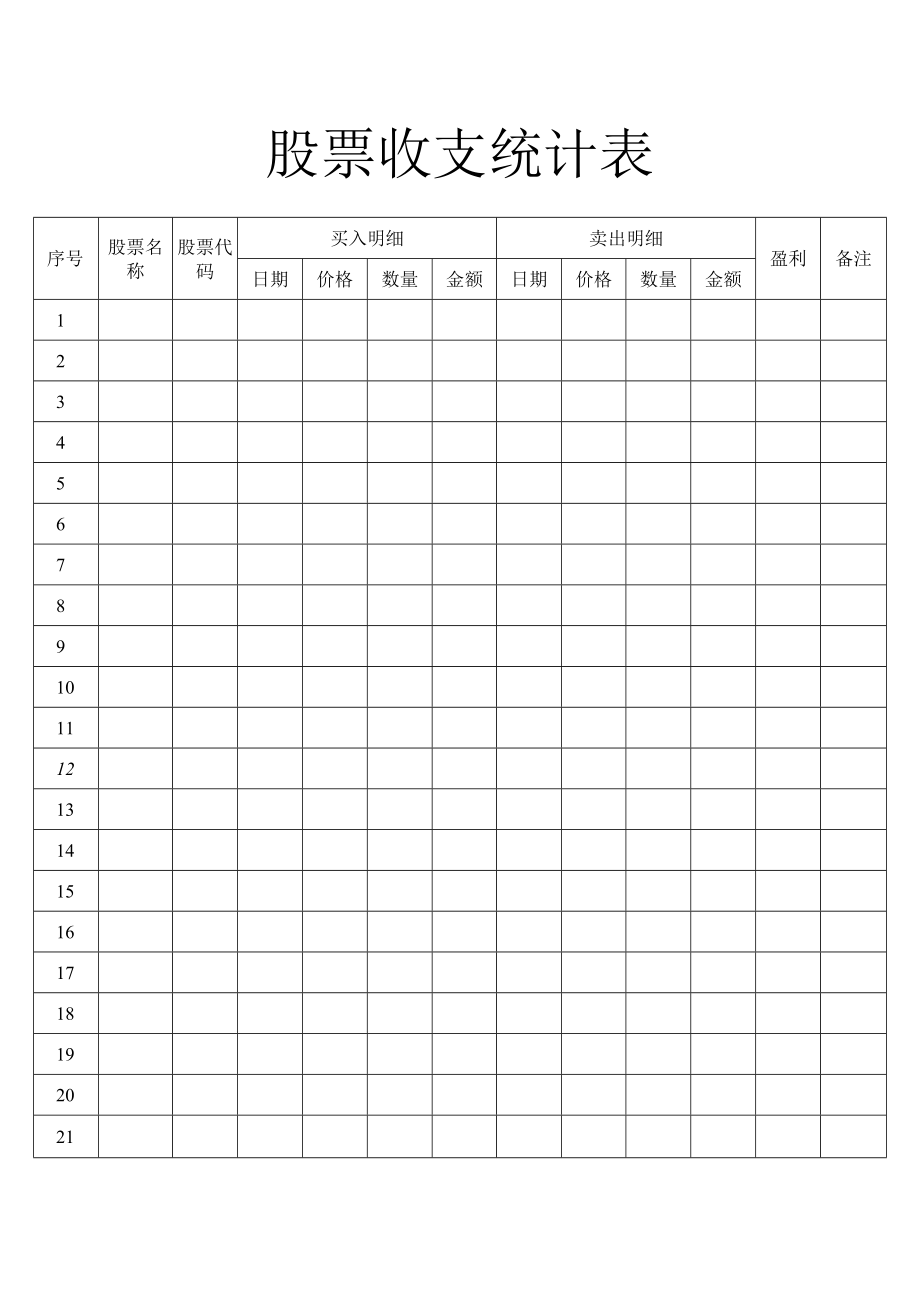 股票收支统计表.docx_第1页