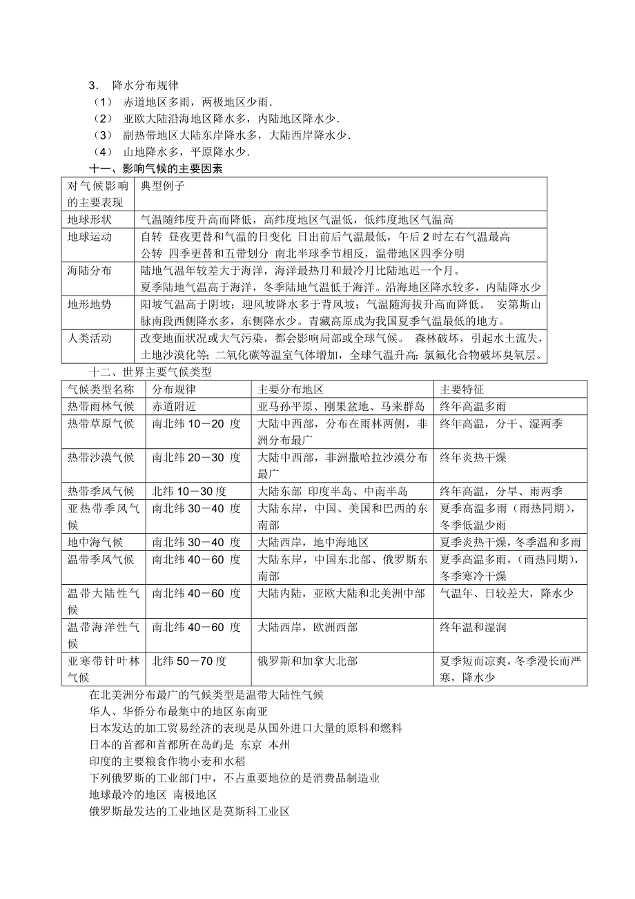 初一地理上册复习资料.doc_第3页