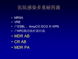 最新：不动杆菌和铜绿假单胞菌的耐药现状文档资料.ppt