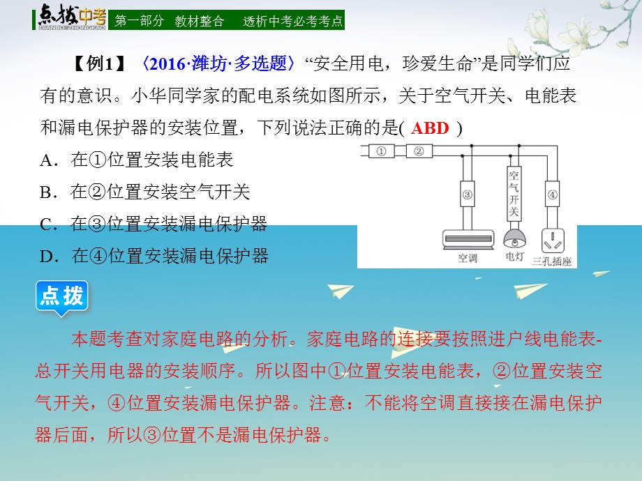 中考物理总复习第二十六章家庭电路与安全用电课件.pptx_第3页