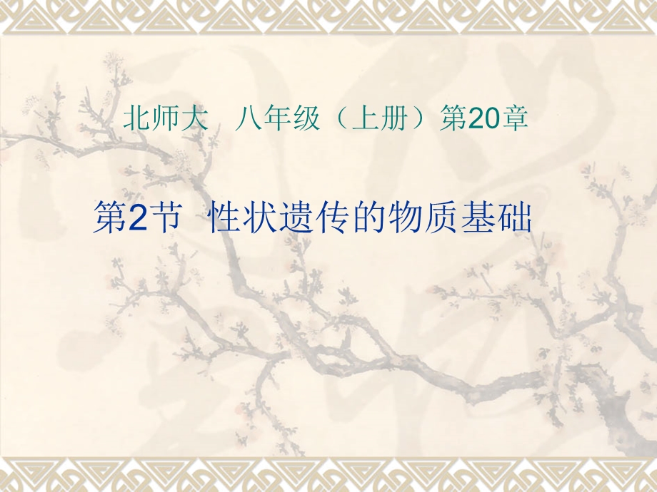 第2节性状遗传的物质基础名师编辑PPT课件.ppt_第1页