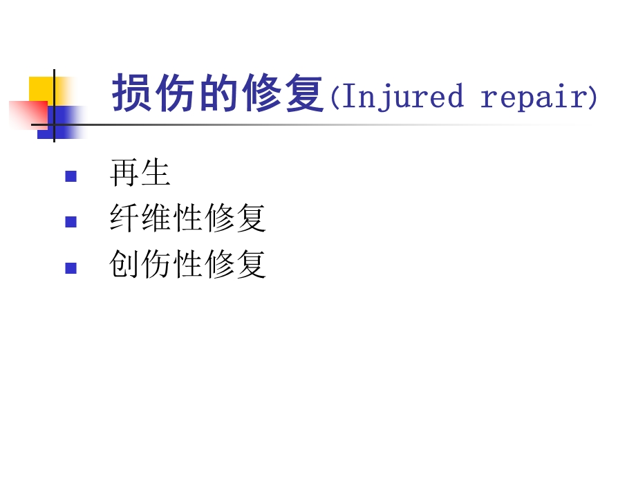 最新：损伤的修复介绍文档资料.ppt_第1页