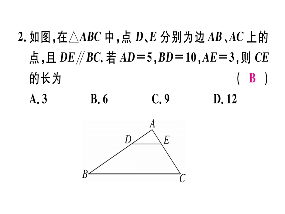 九年级数学湘教版下册课件：专项训练三图形的相似 (共28张PPT).ppt_第3页