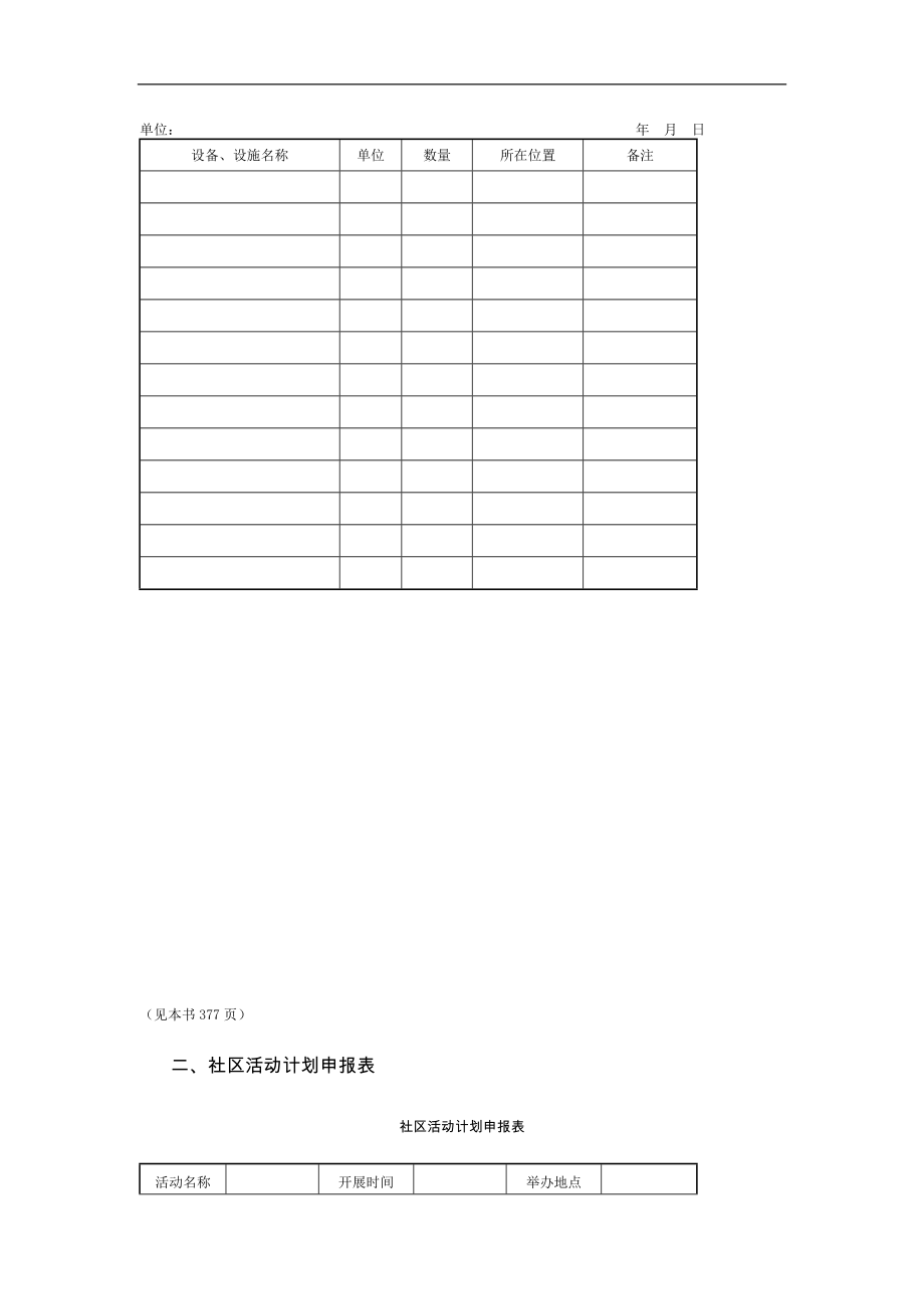 物业公司社区文化管理表格.doc_第2页