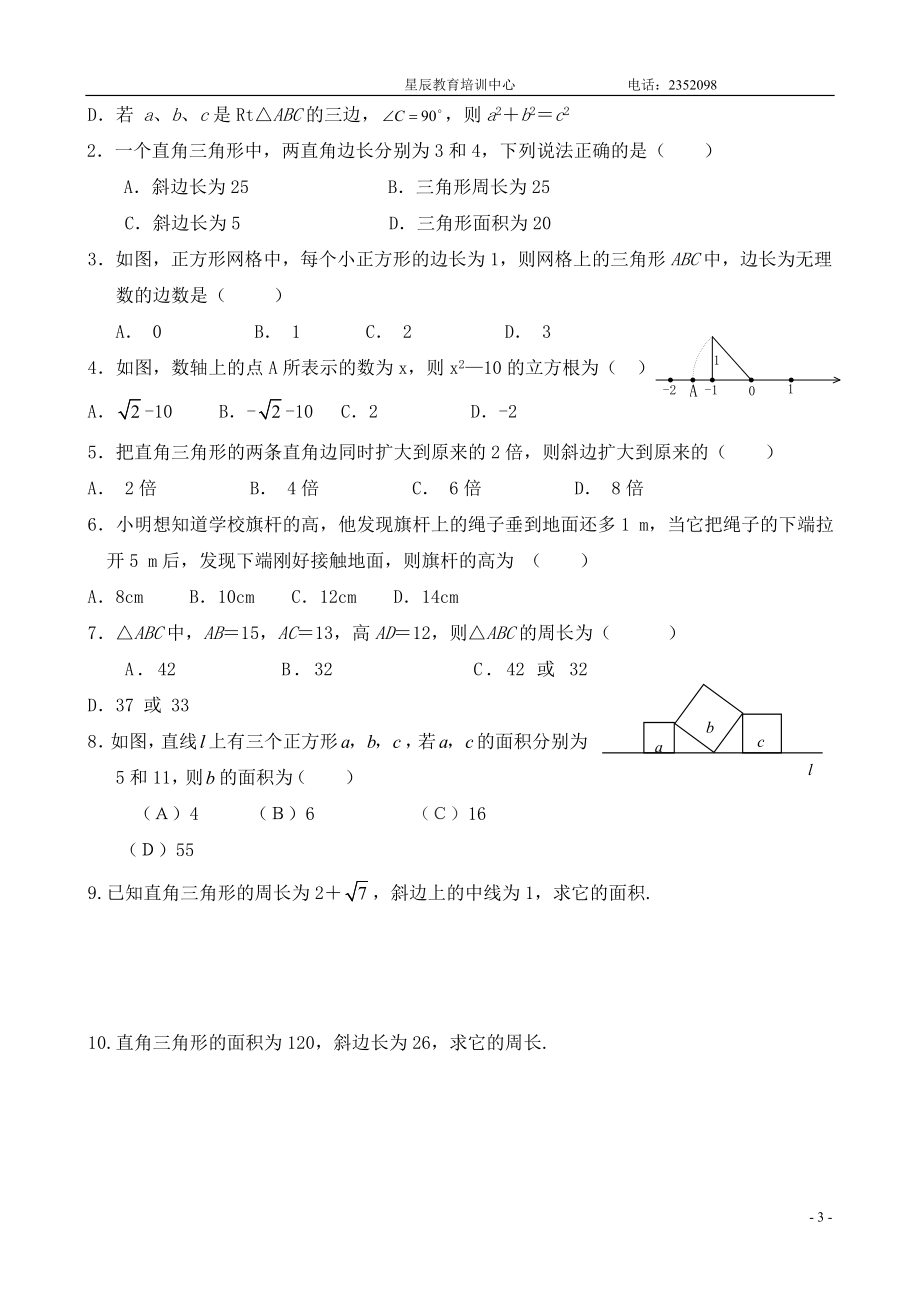 培优专题2_勾股定理及应用(含解答)-[1].doc_第3页