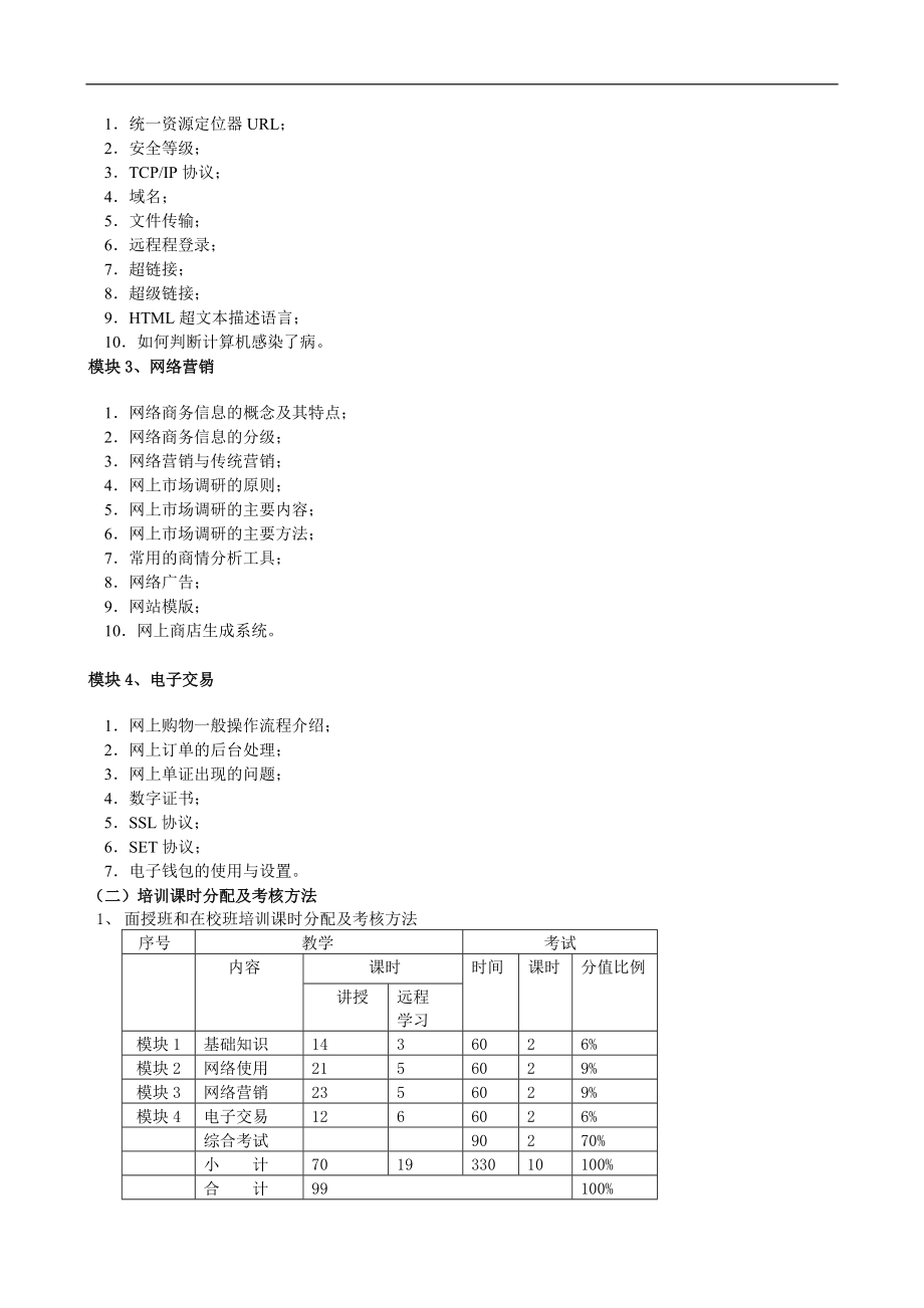 考试培训大纲助理电子商务师(doc11).doc_第3页