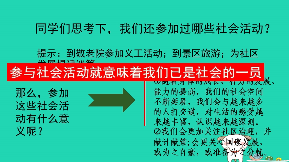 八年级道德与法治上册走进社会生活第一课丰富的社会生活第一框我与社会课件新人教版.pptx_第3页