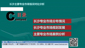 5月长沙专业市场市调报告含各专业市场租金.ppt