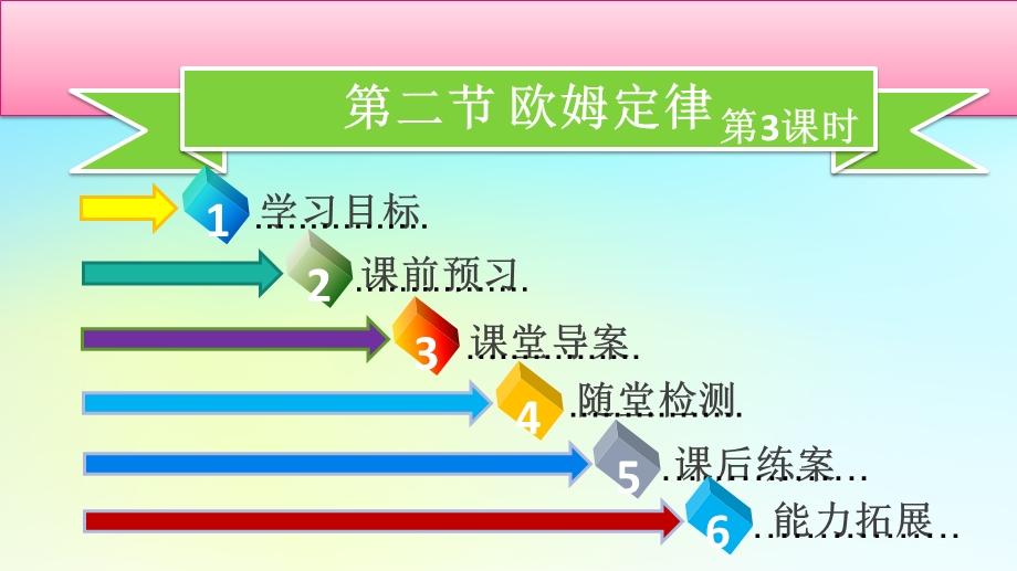 九年级物理全册第十七章第二节欧姆定律第3课时习题课件新人教版.pptx_第1页