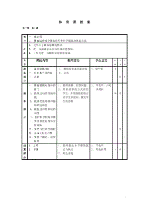 小学六年级上册体育教案.doc