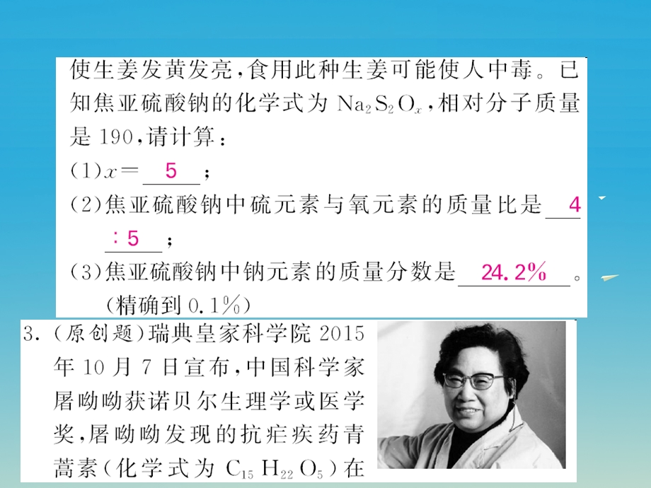 九年级化学下册专题突破一化学计算课件新版新人教版.pptx_第2页