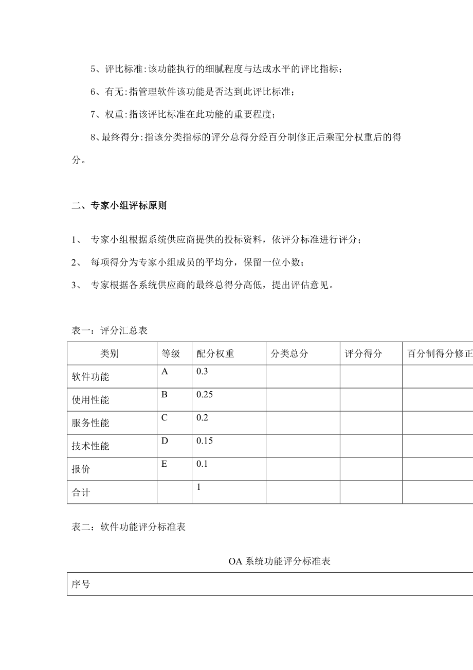 办公自动化oa系统评审标准.doc_第2页