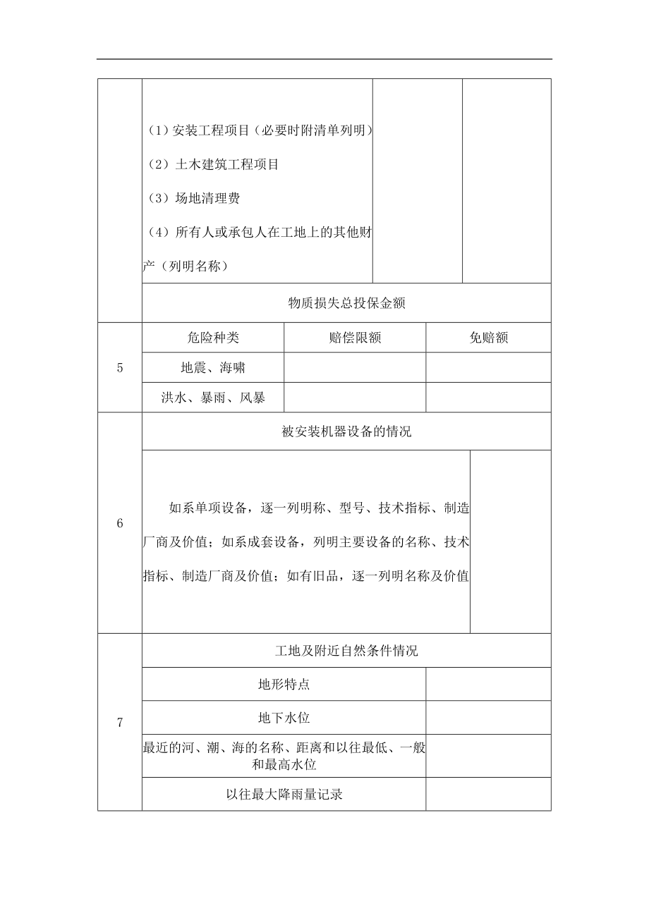 投保申请书安装工程doc格式.doc_第2页