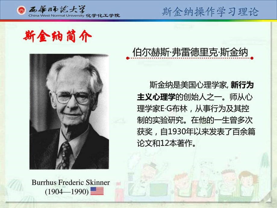 最新斯金纳操作学习理论与化学学习..ppt_第2页