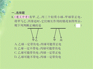 九年级物理全册第十四章了解电路直击中考习题课件沪科版.pptx