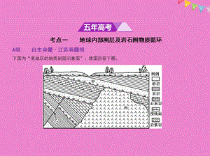 江苏专版高考地理一轮复习第五单元岩石圈物质循环与地表形态课件.pptx