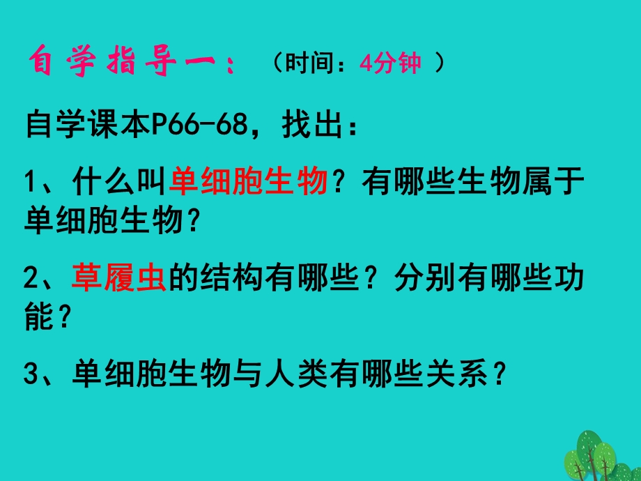 七年级生物上册第二单元24单细胞生物课件新版新人教版.pptx_第3页