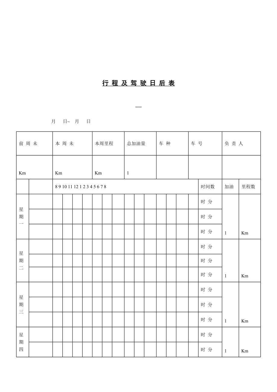 行程及驾驶日后表.doc_第1页