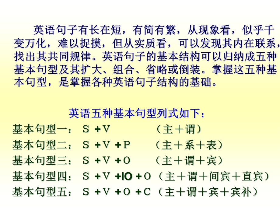 基本结构-五大句型.ppt_第2页