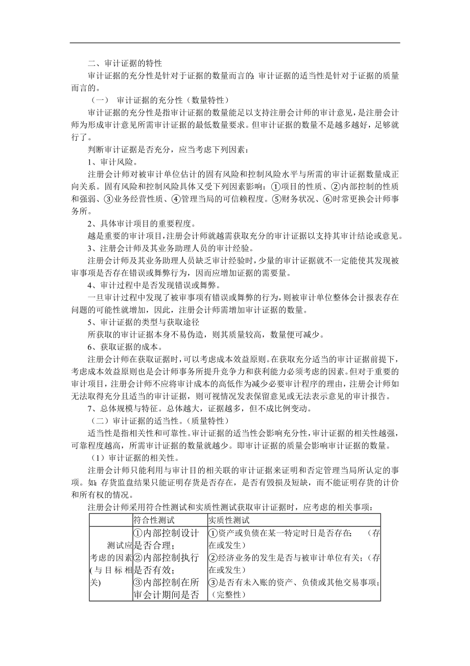 审计证据与审计工作底稿讲义.doc_第2页