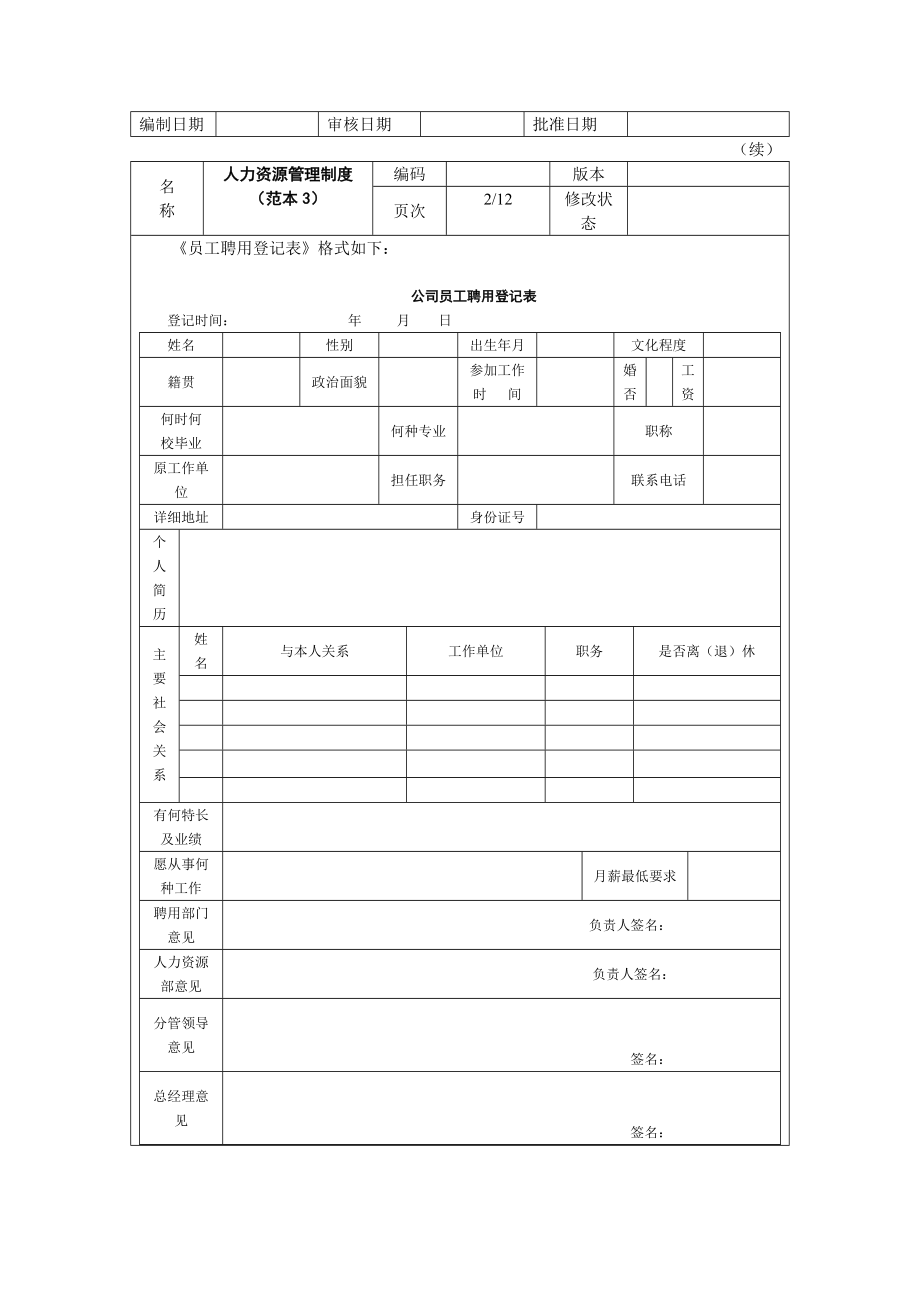 人力资源管理制度手册doc格式.doc_第2页